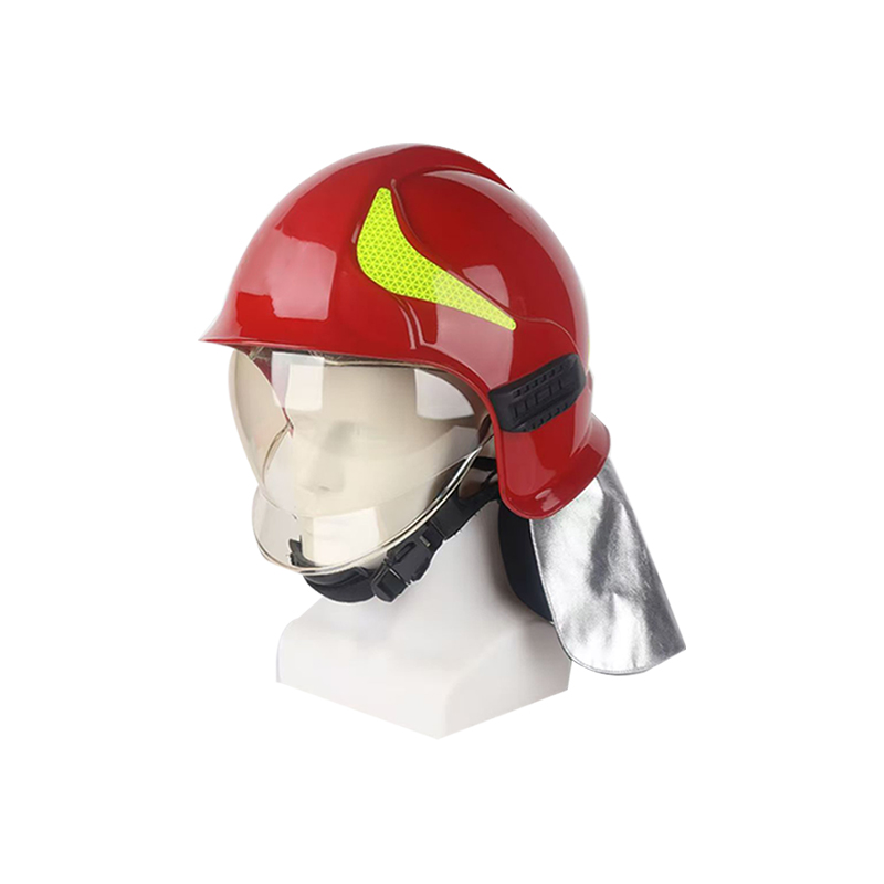 Helm Pemadam Kebakaran Gaya Kacamata Ganda Wajah Penuh